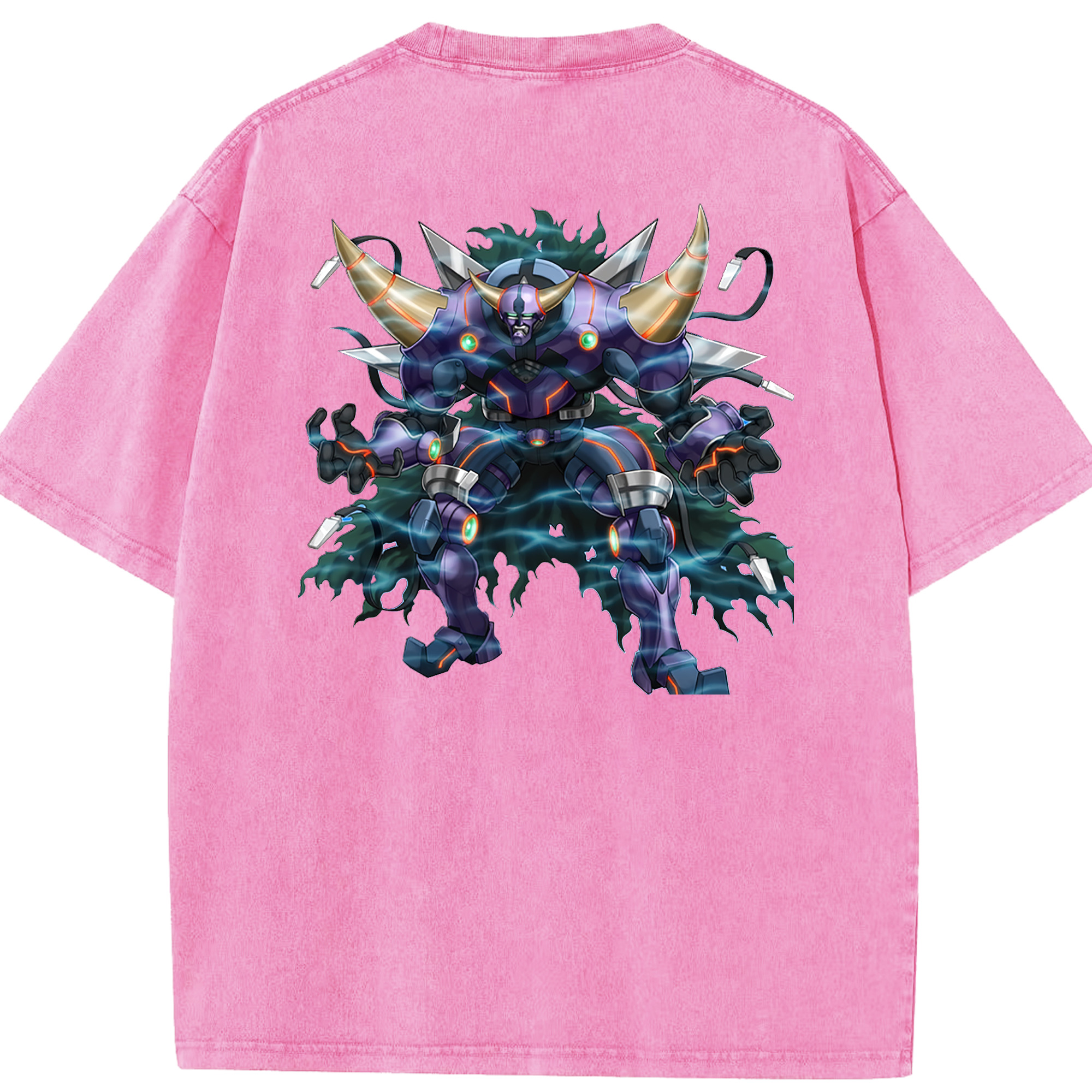 （画像用） 遊☆戯☆王 Yu-Gi-Oh! 綿100% ヴィンテージ風 半袖Tシャツ（背面プリント）